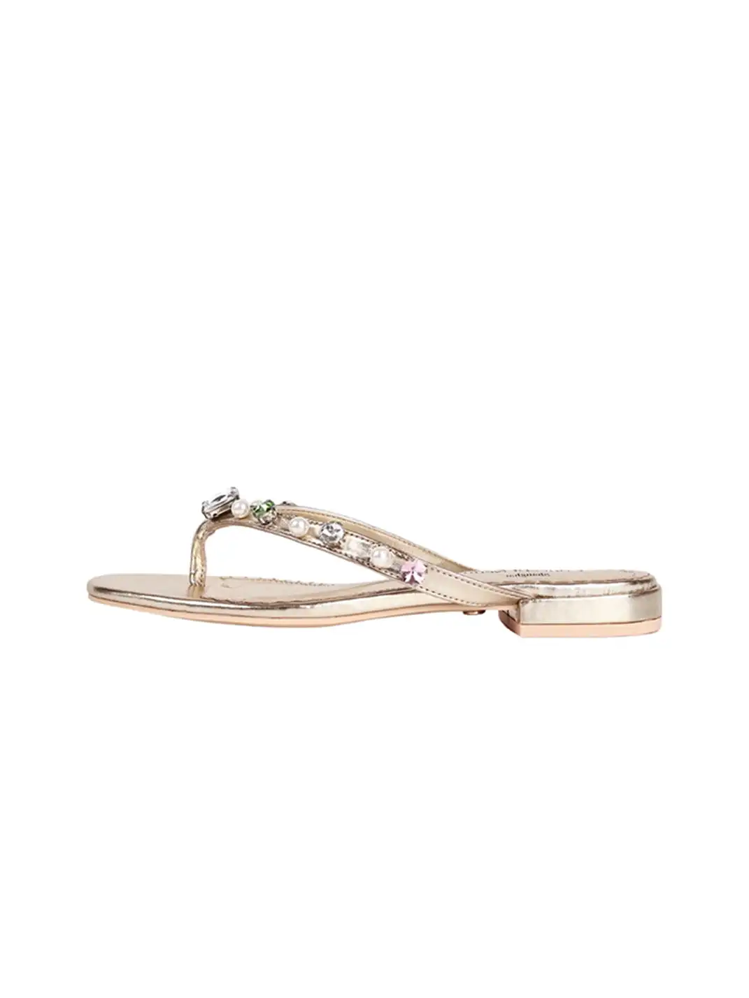 Concept Neun | Colored Rhinestone Flip Flops