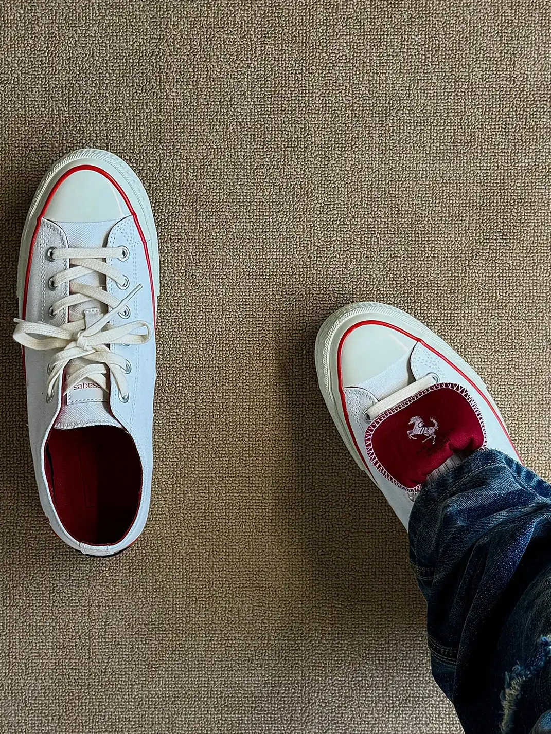 2Messages | Retro Platform Vulcanized Canvas Shoes