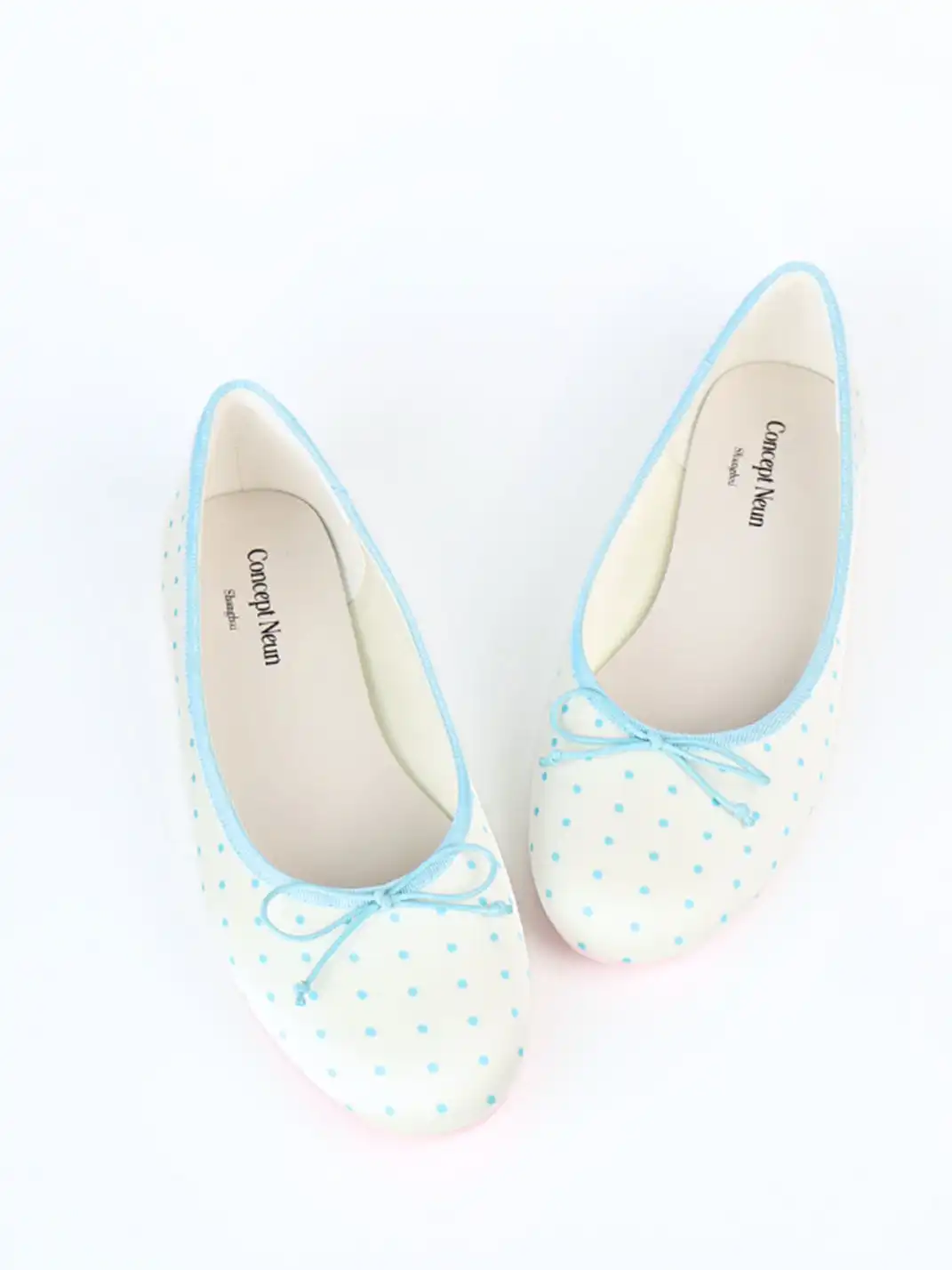 Concept Neun | Round Toe Bow Ballet Flats