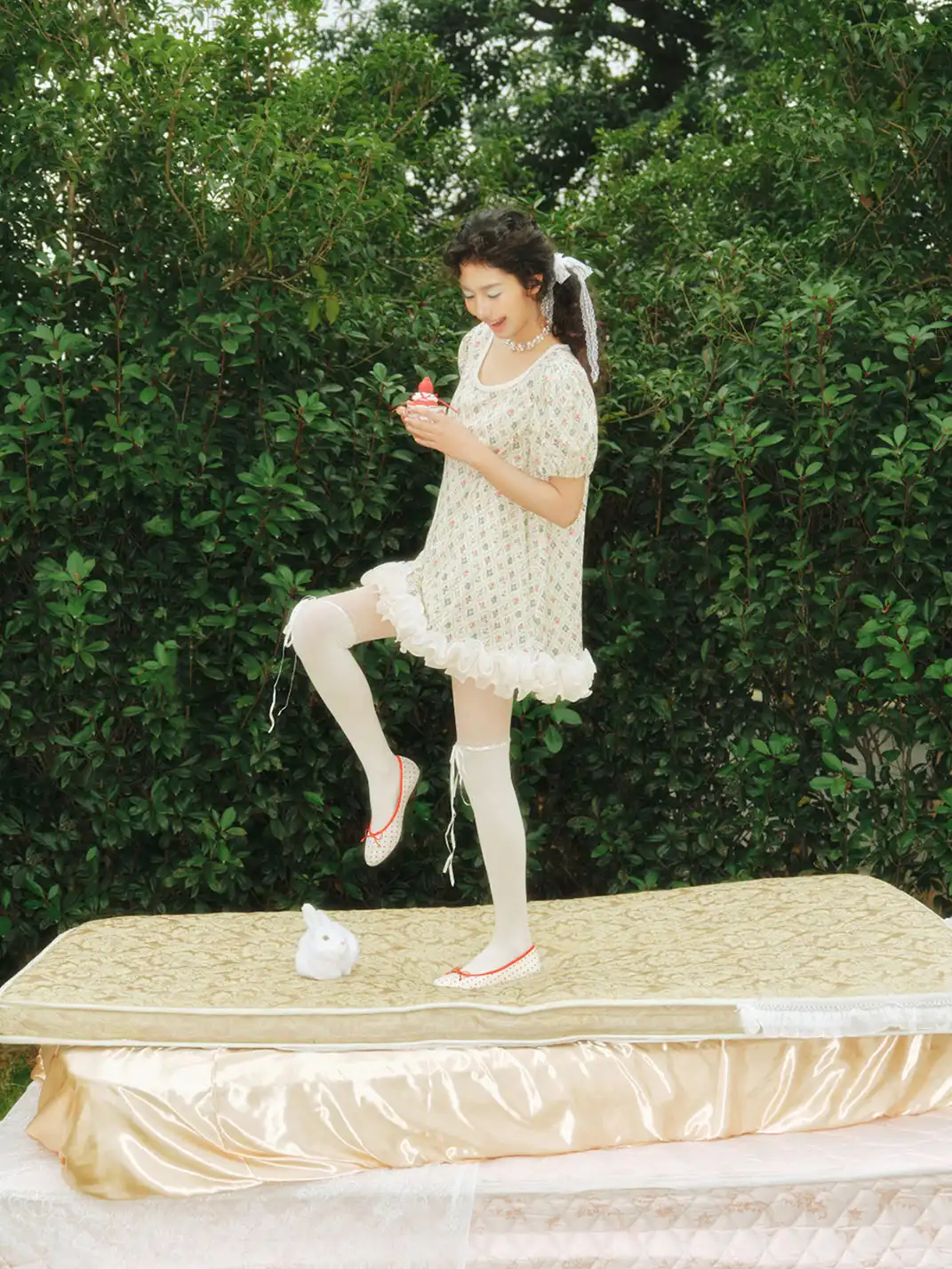 Concept Neun | Round Toe Bow Ballet Flats