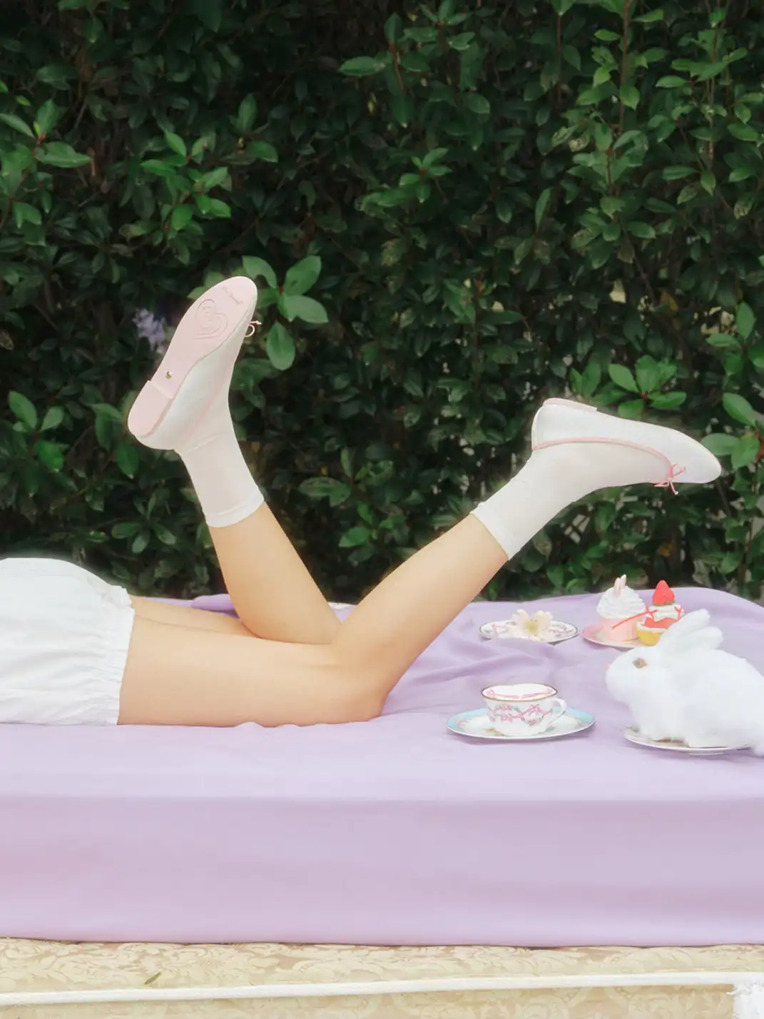 Concept Neun | Round Toe Bow Ballet Flats