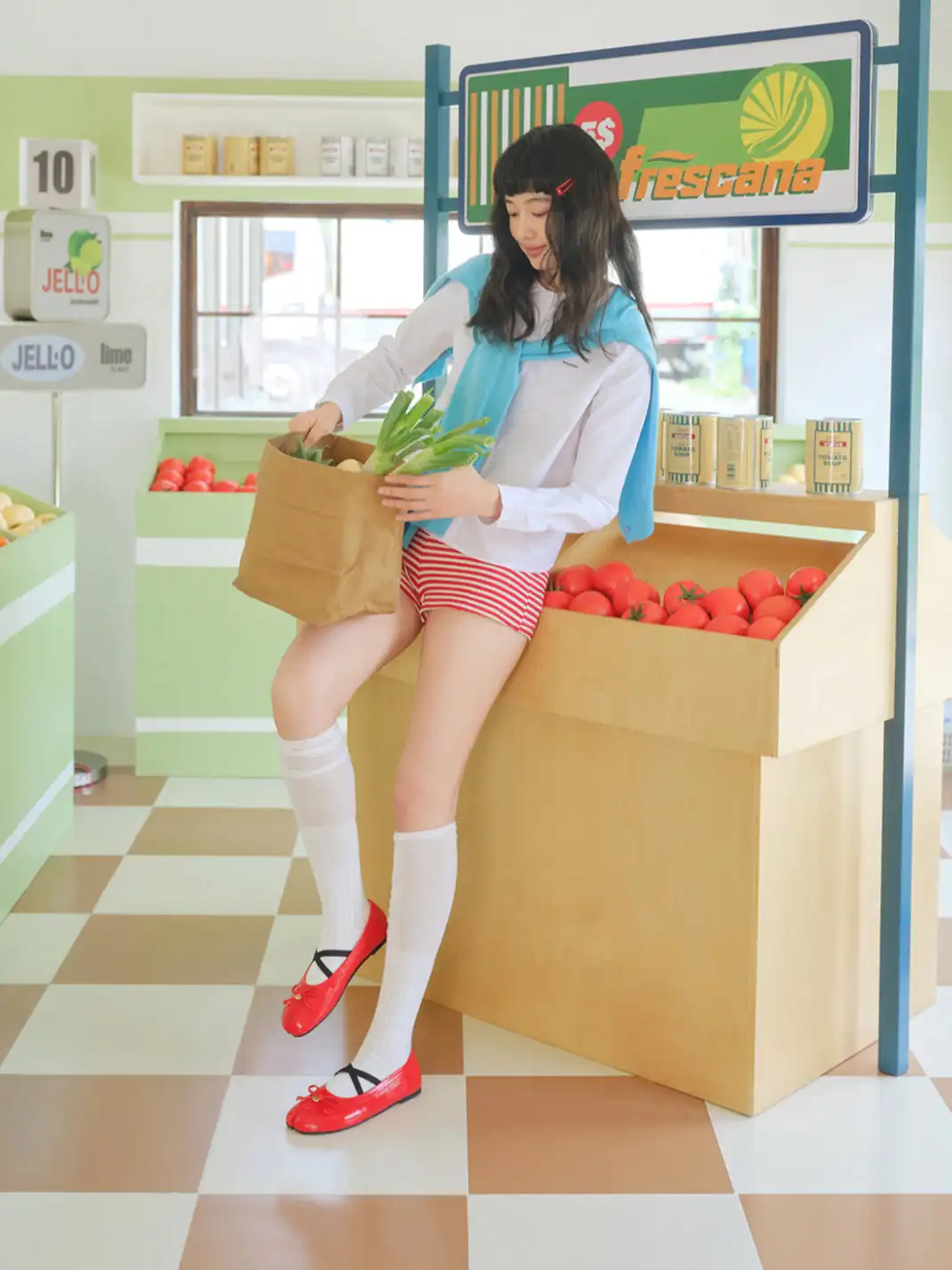 Concept Neun | Split-Toe Ballet Mary Jane Flat Shoes