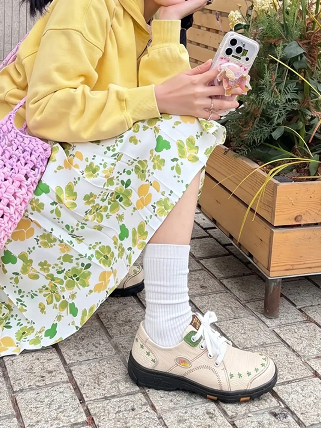 TMA EYES | Hand-Stitched Color-Block Retro Leather Casual Shoes