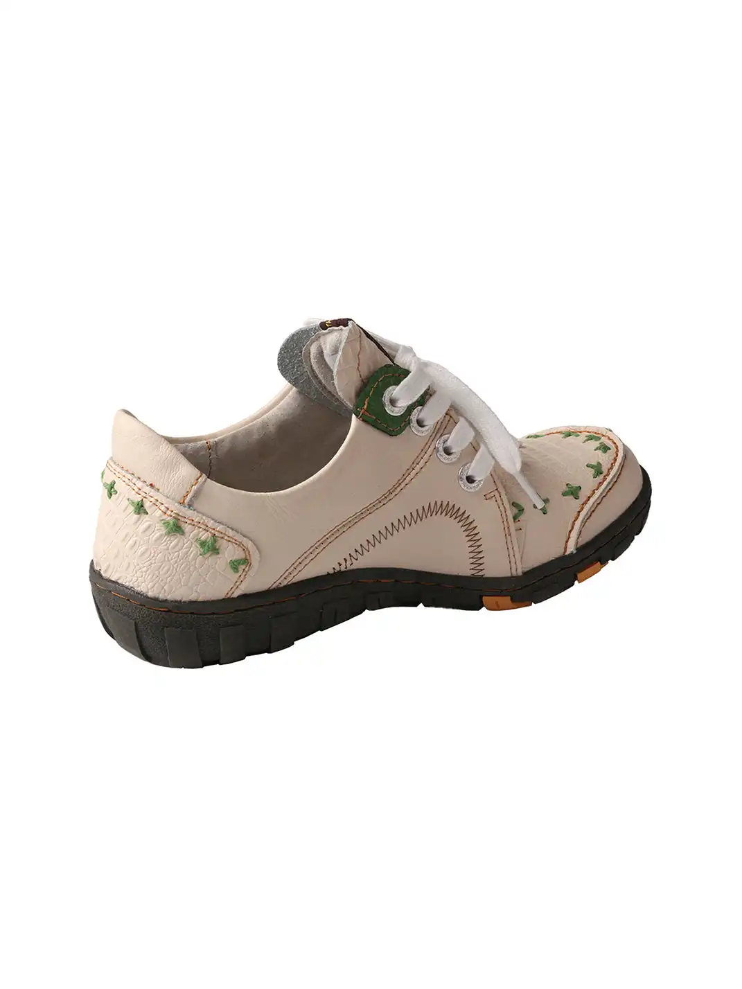 TMA EYES | Hand-Stitched Color-Block Retro Leather Casual Shoes