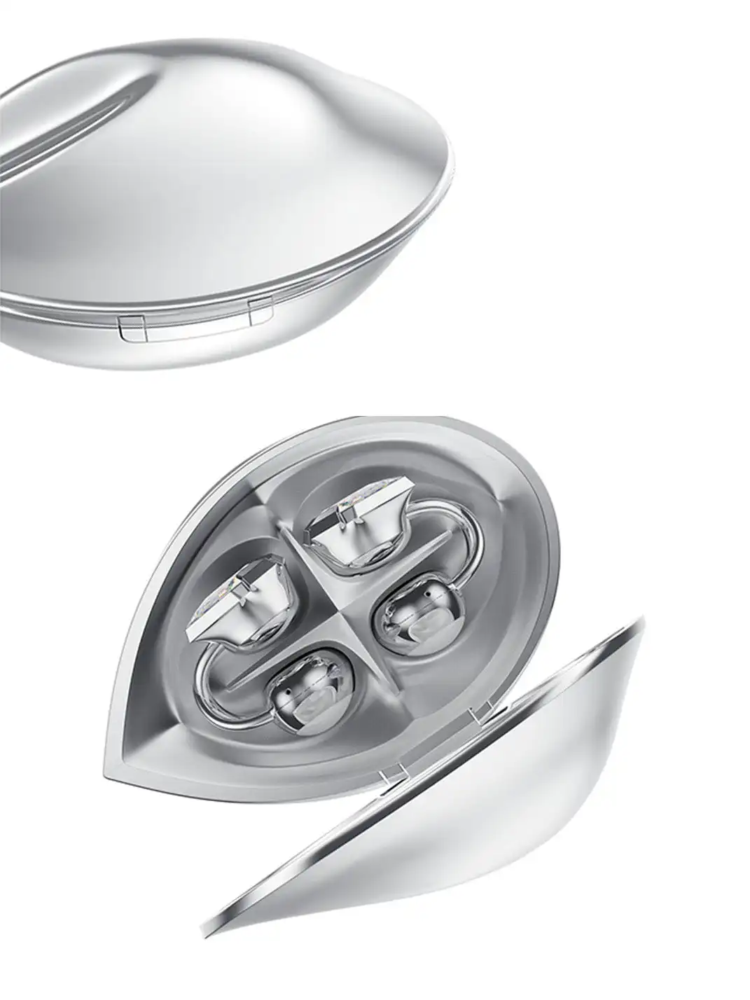 OF HUNGER | White Zircon Electronic Gem AI Earbuds