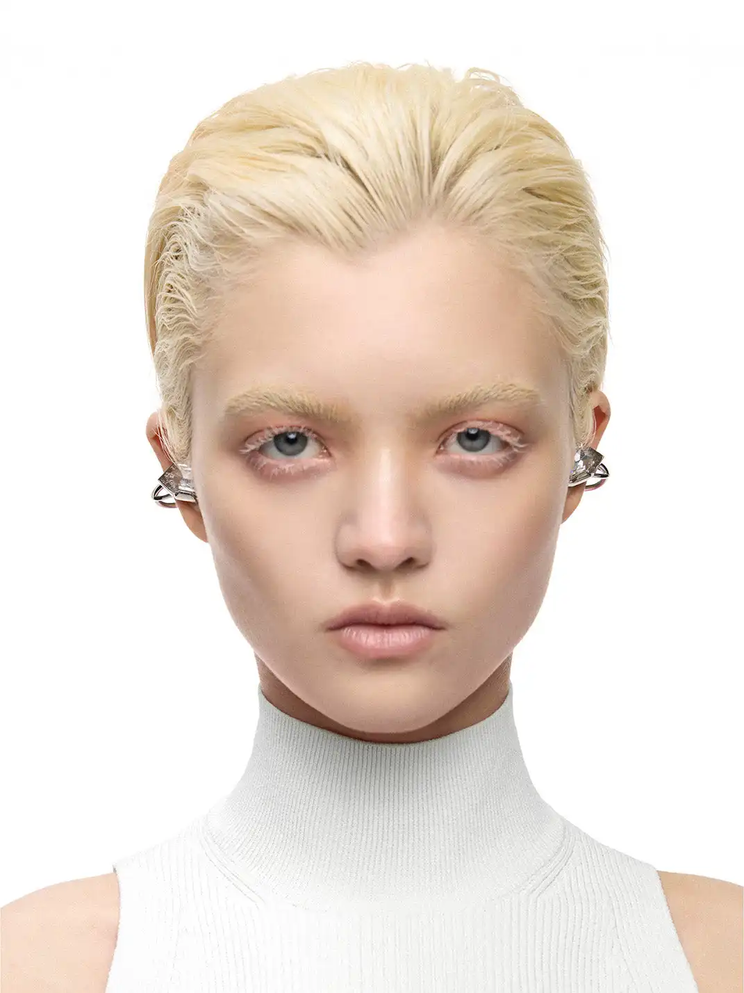 OF HUNGER | White Zircon Electronic Gem AI Earbuds