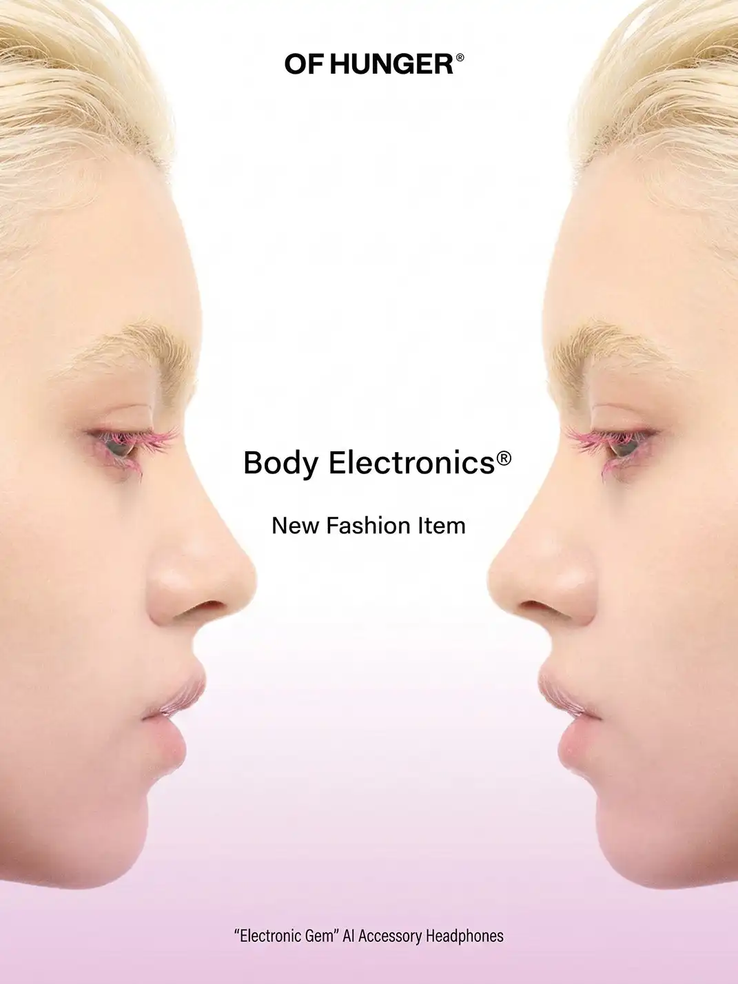 OF HUNGER | White Zircon Electronic Gem AI Earbuds