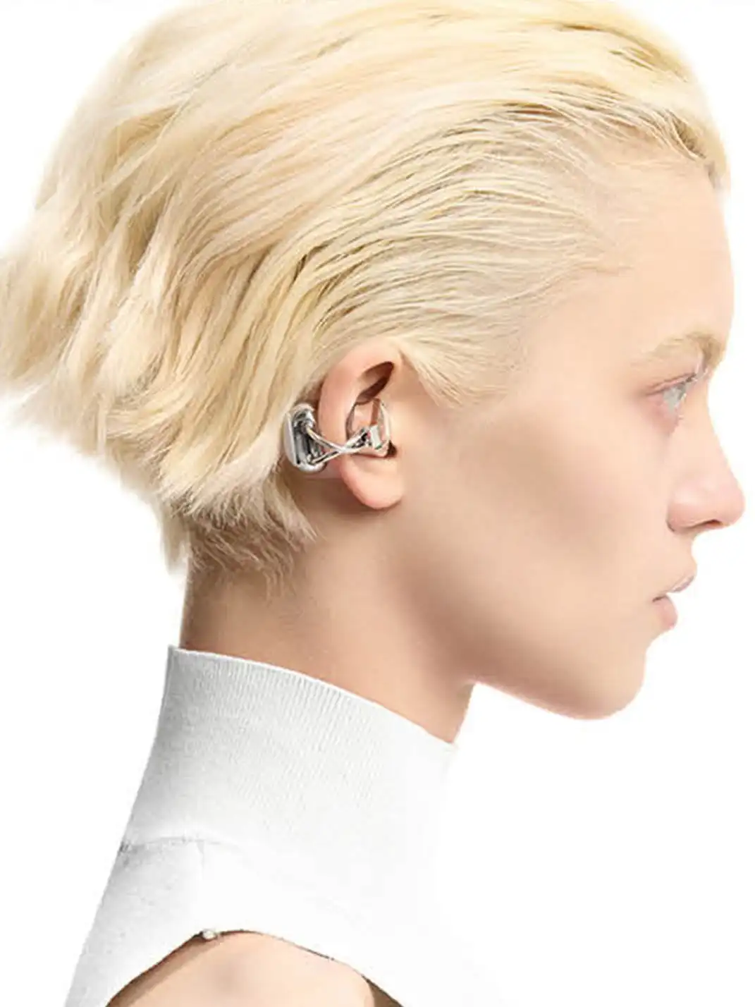 OF HUNGER | White Zircon Electronic Gem AI Earbuds