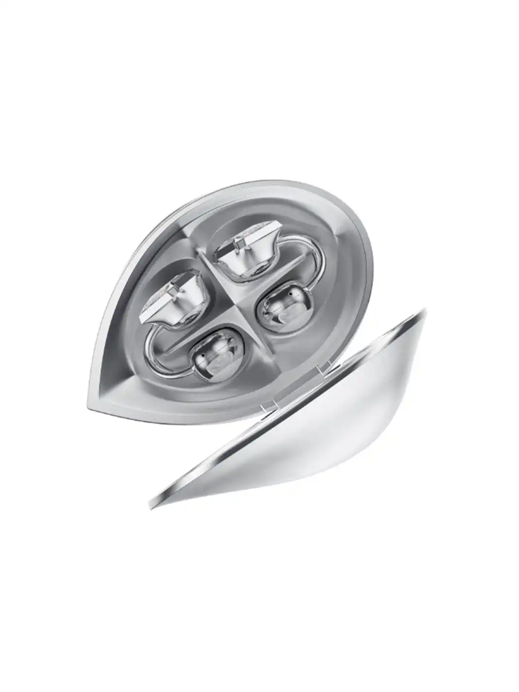OF HUNGER | White Zircon Electronic Gem AI Earbuds