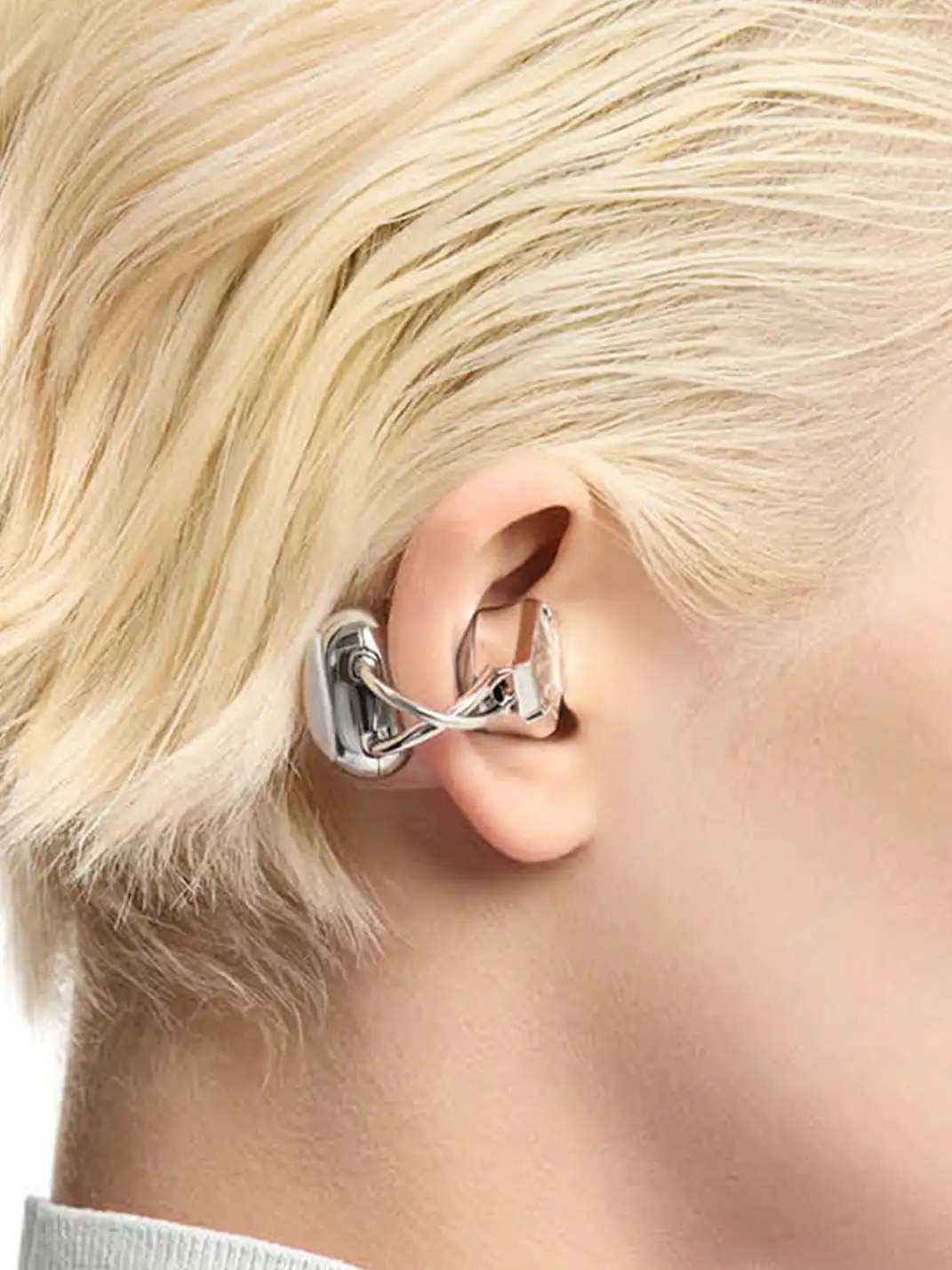 OF HUNGER | White Zircon Electronic Gem AI Earbuds