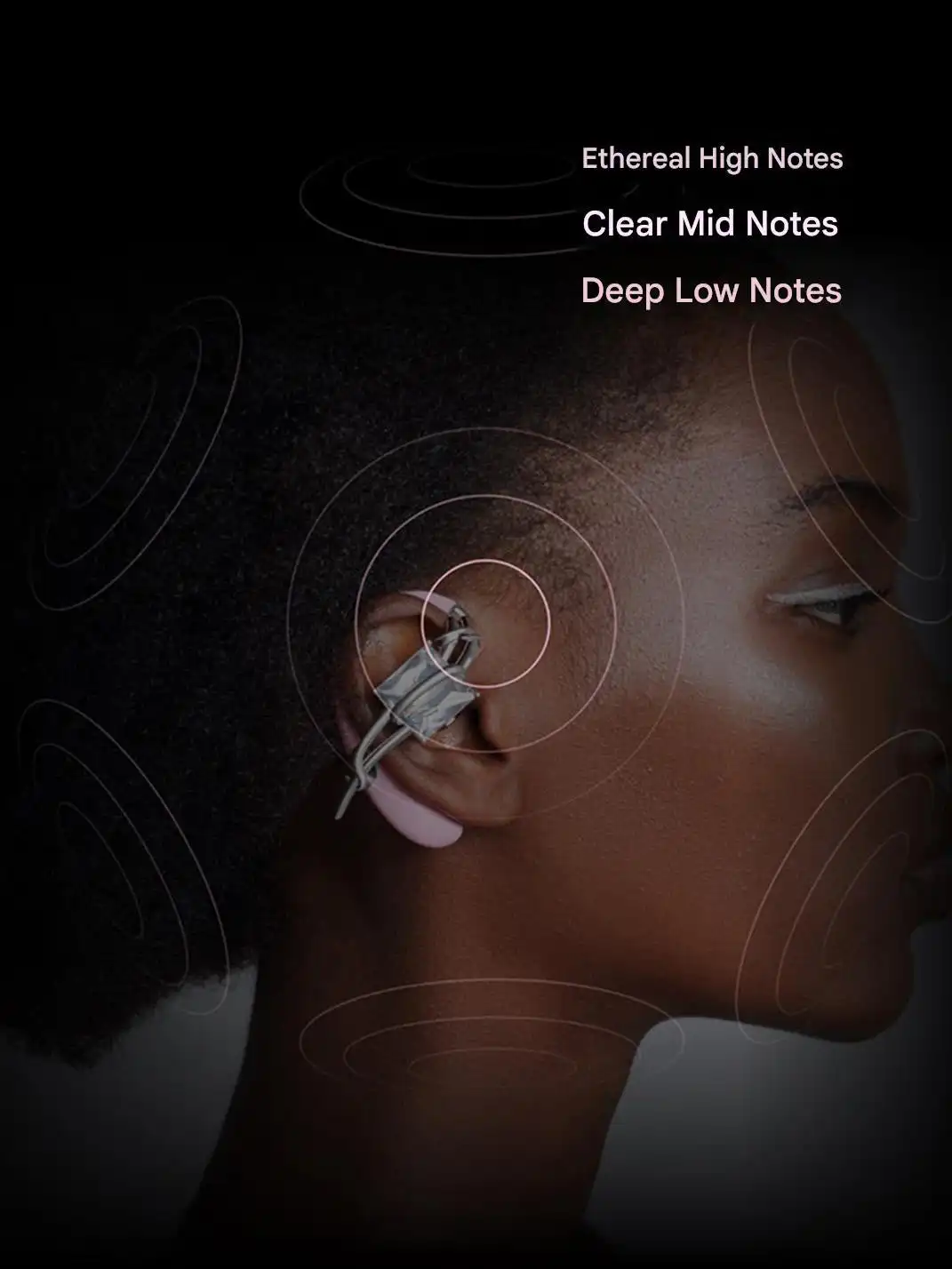 OF HUNGER | Pinkish White Stone OWS Fashion Earbuds