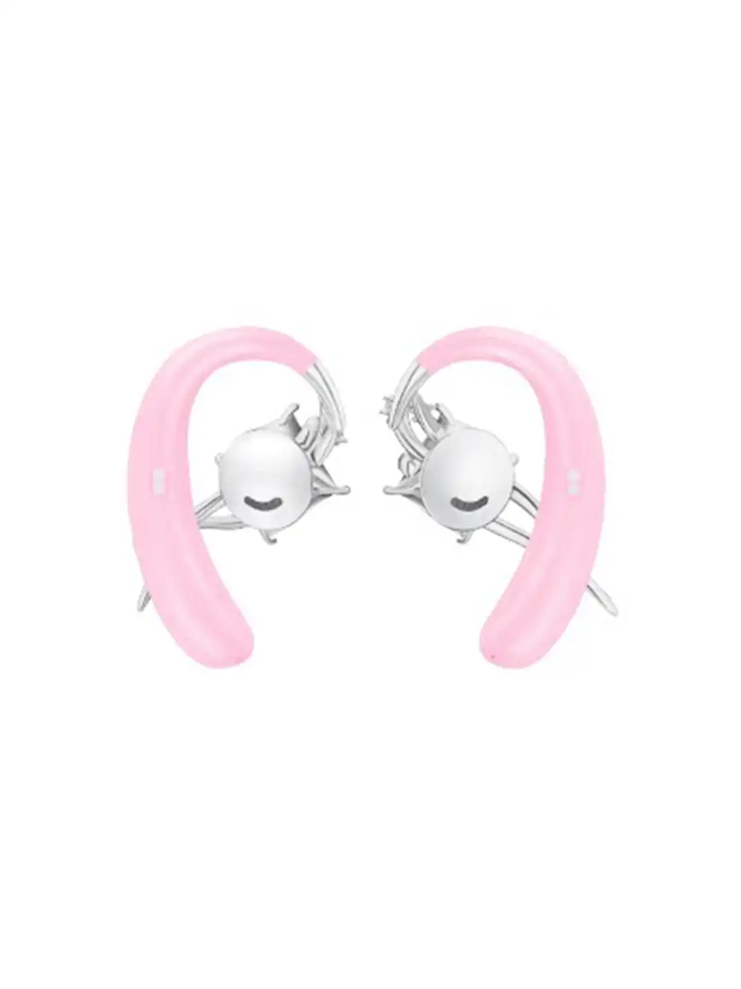 OF HUNGER | Pinkish White Stone OWS Fashion Earbuds