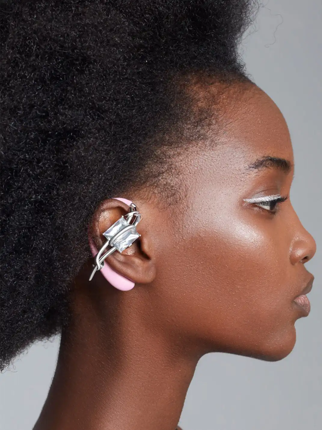 OF HUNGER | Pinkish White Stone OWS Fashion Earbuds
