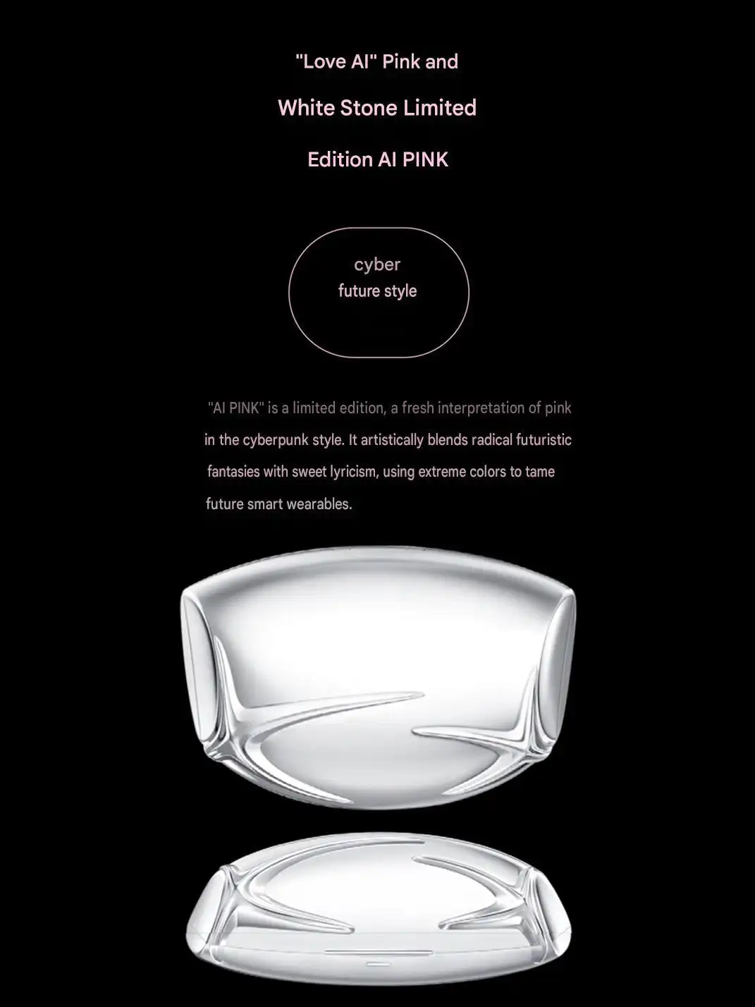 OF HUNGER | Pinkish White Stone OWS Fashion Earbuds