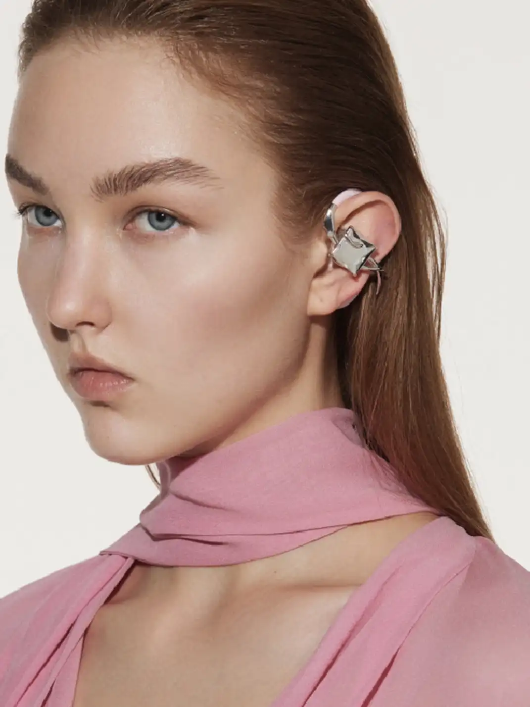 OF HUNGER | Pinkish White Stone OWS Fashion Earbuds