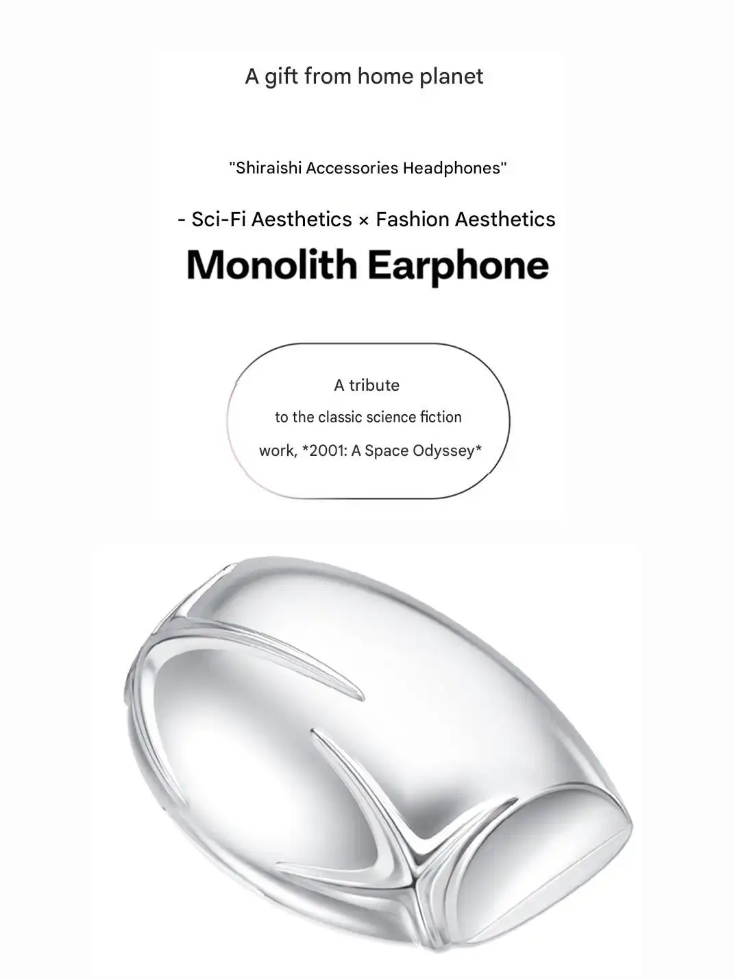 OF HUNGER | Pinkish White Stone OWS Fashion Earbuds