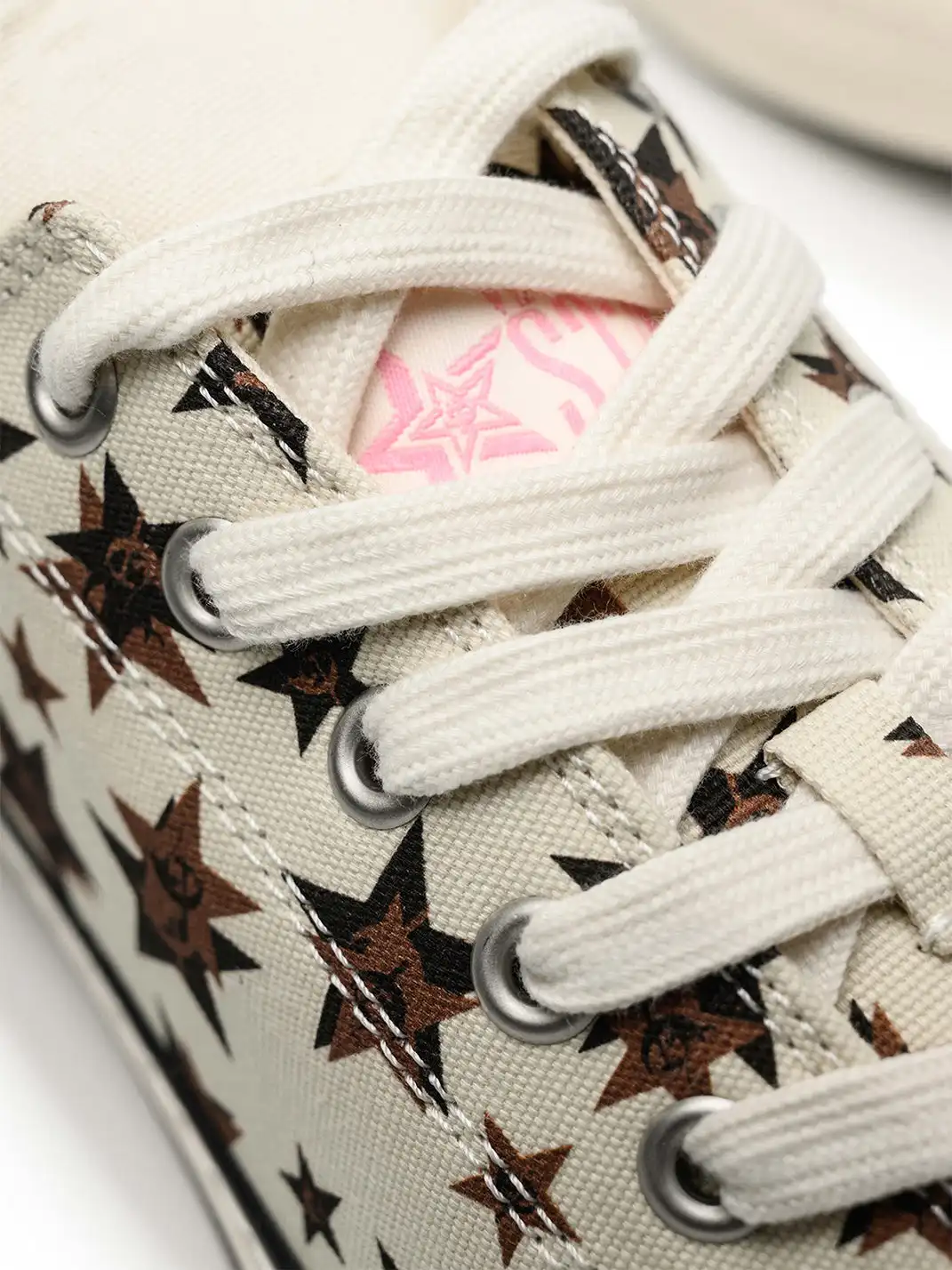 VETERANBOI | Full Print Leopard Logo Canvas Sneakers