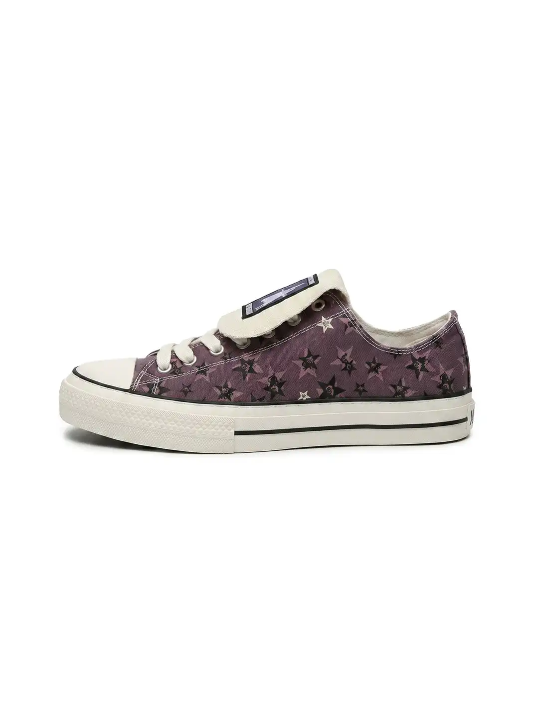 VETERANBOI | Full Print Leopard Logo Canvas Sneakers