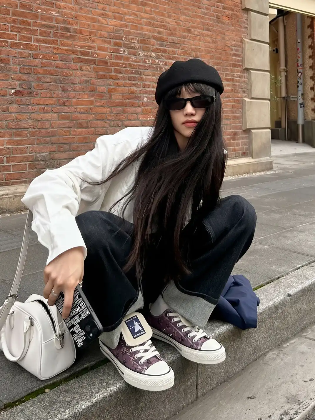 VETERANBOI | Full Print Leopard Logo Canvas Sneakers