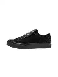 VETERANBOI | Star Rivet Suede Canvas Sneakers