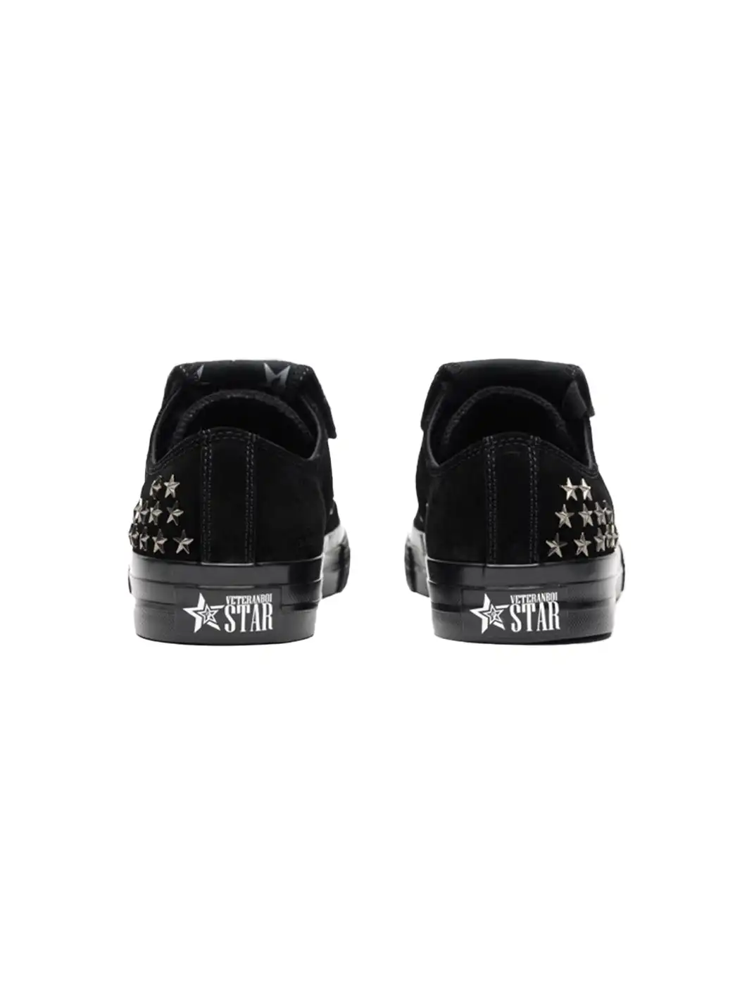 VETERANBOI | Star Rivet Suede Canvas Sneakers