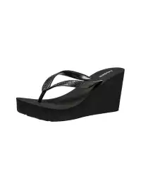 CAVSER | High Heel Clip-Toe Platform Wedge Slippers