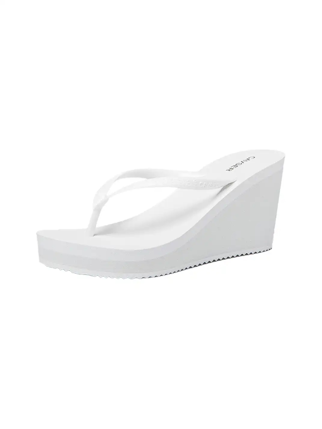 CAVSER | High Heel Clip-Toe Platform Wedge Slippers