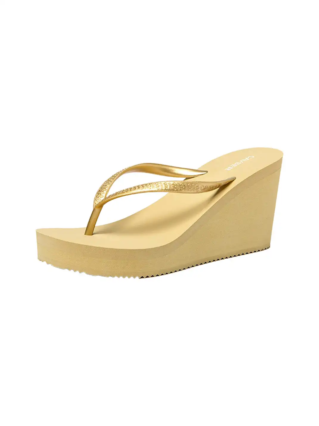 CAVSER | High Heel Clip-Toe Platform Wedge Slippers