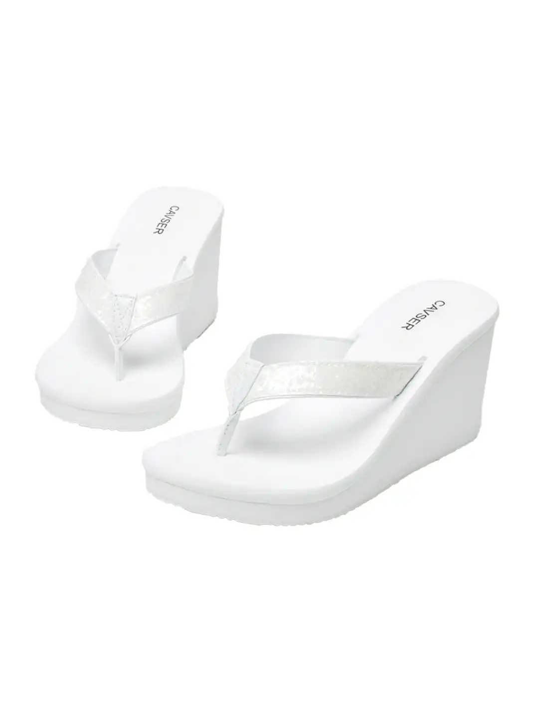 CAVSER | High Heel Clip-Toe Platform Flip Flops