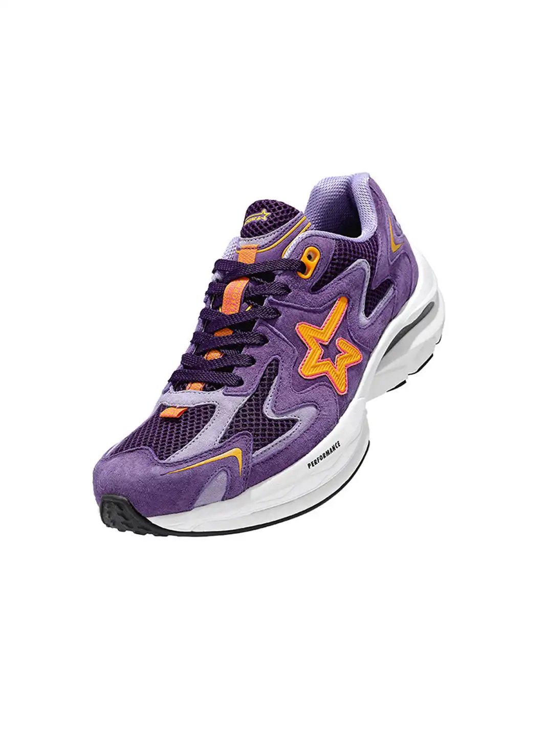 RIPSTAR | Full-Length Carbon Plate Breathable Running Shoes-Pruple
