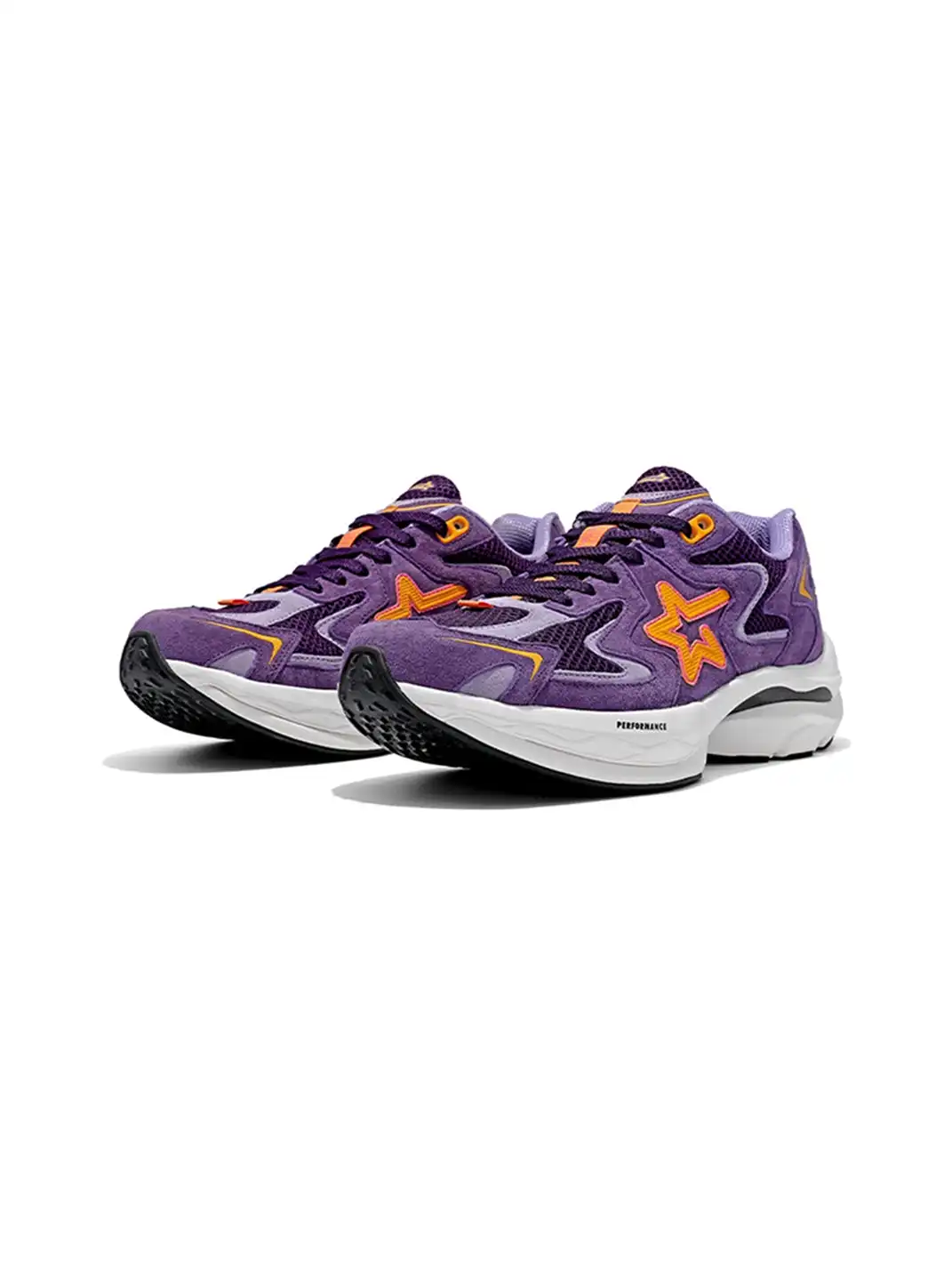 RIPSTAR | Full-Length Carbon Plate Breathable Running Shoes-Pruple
