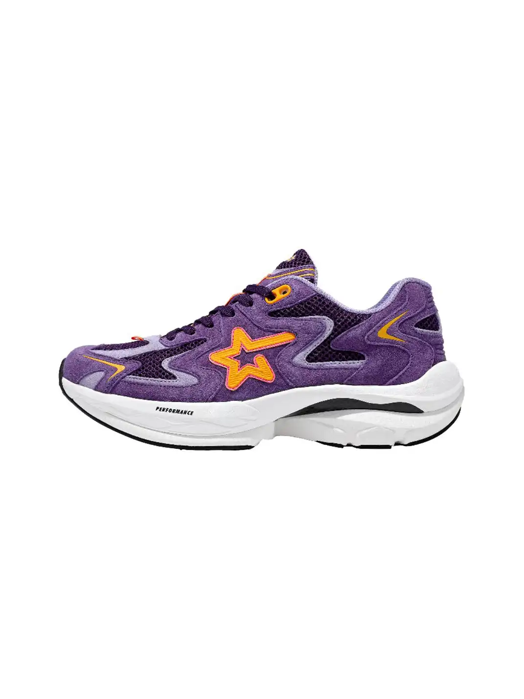 RIPSTAR | Full-Length Carbon Plate Breathable Running Shoes-Pruple