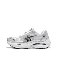 RIPSTAR | Full-Length Carbon Plate Breathable Running Shoes-Silver