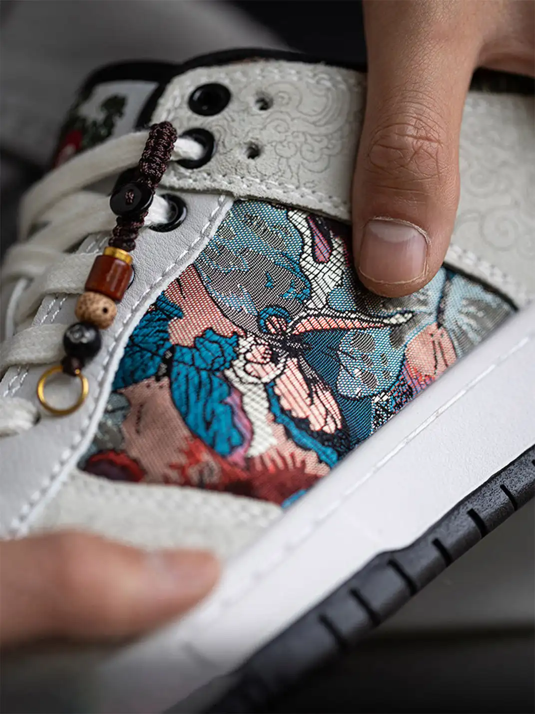 MRA | Painted Embroidered Chinese Style Skate Shoes