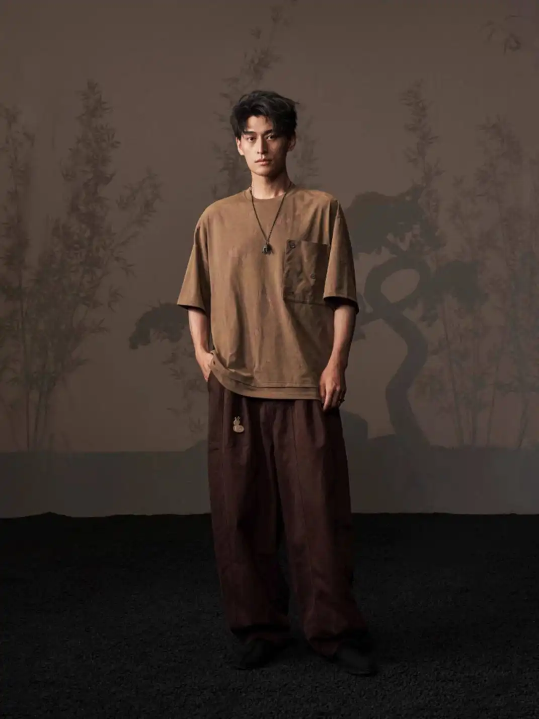 KSGY | Cotton Washed Loose Cuffed Casual Pants