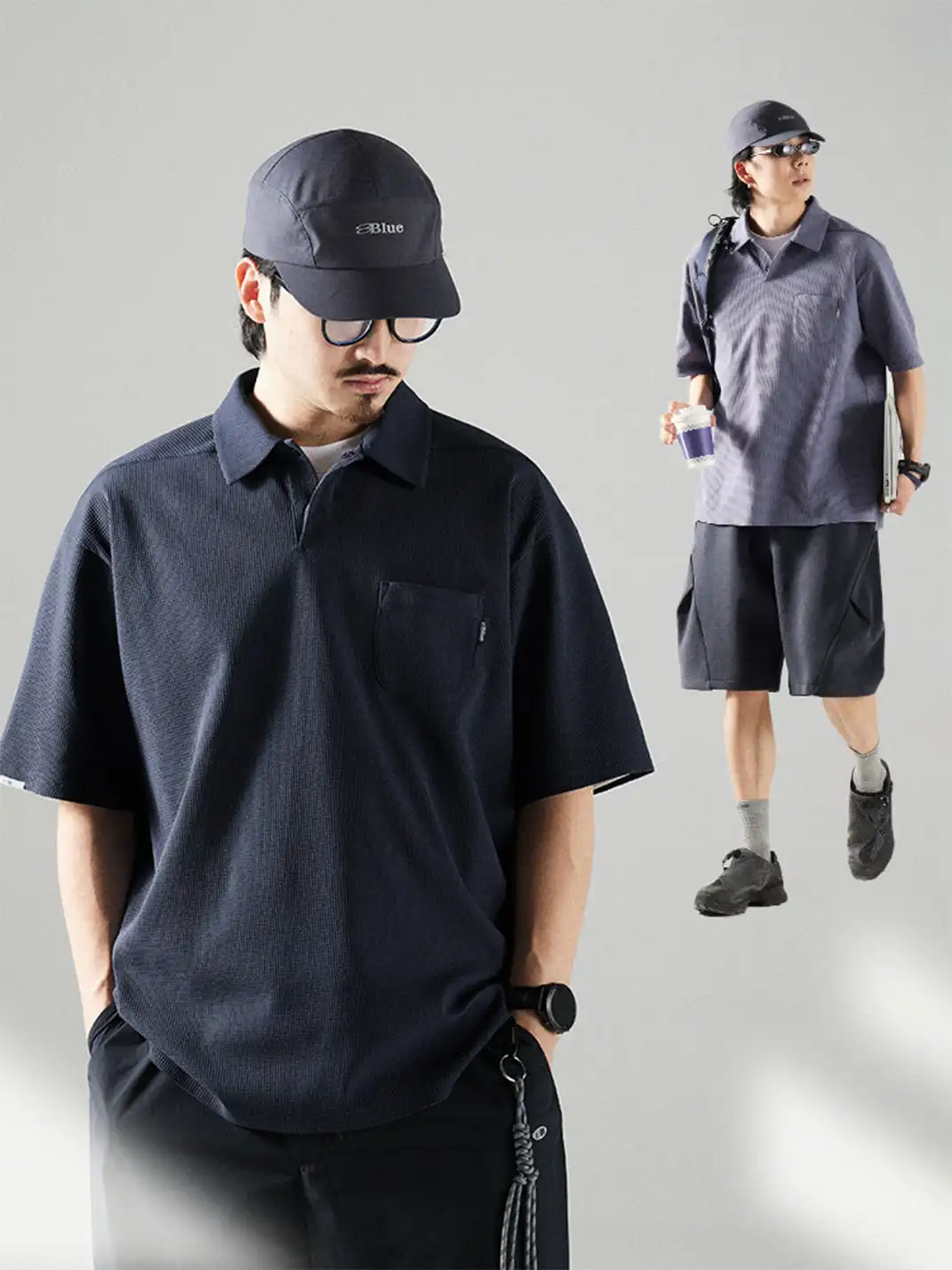 BlueMonte | Sorona Lapel Antibacterial Polo Shirt