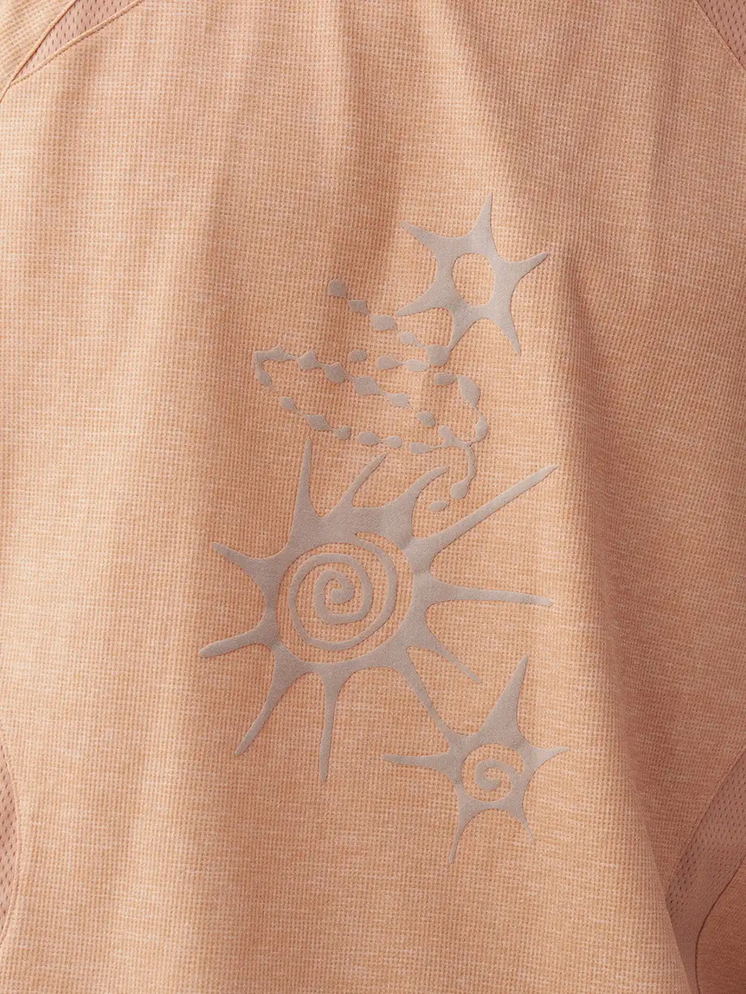 Monterest | Quick-dry Cationic Waffle Printed Long Sleeve T-shirt