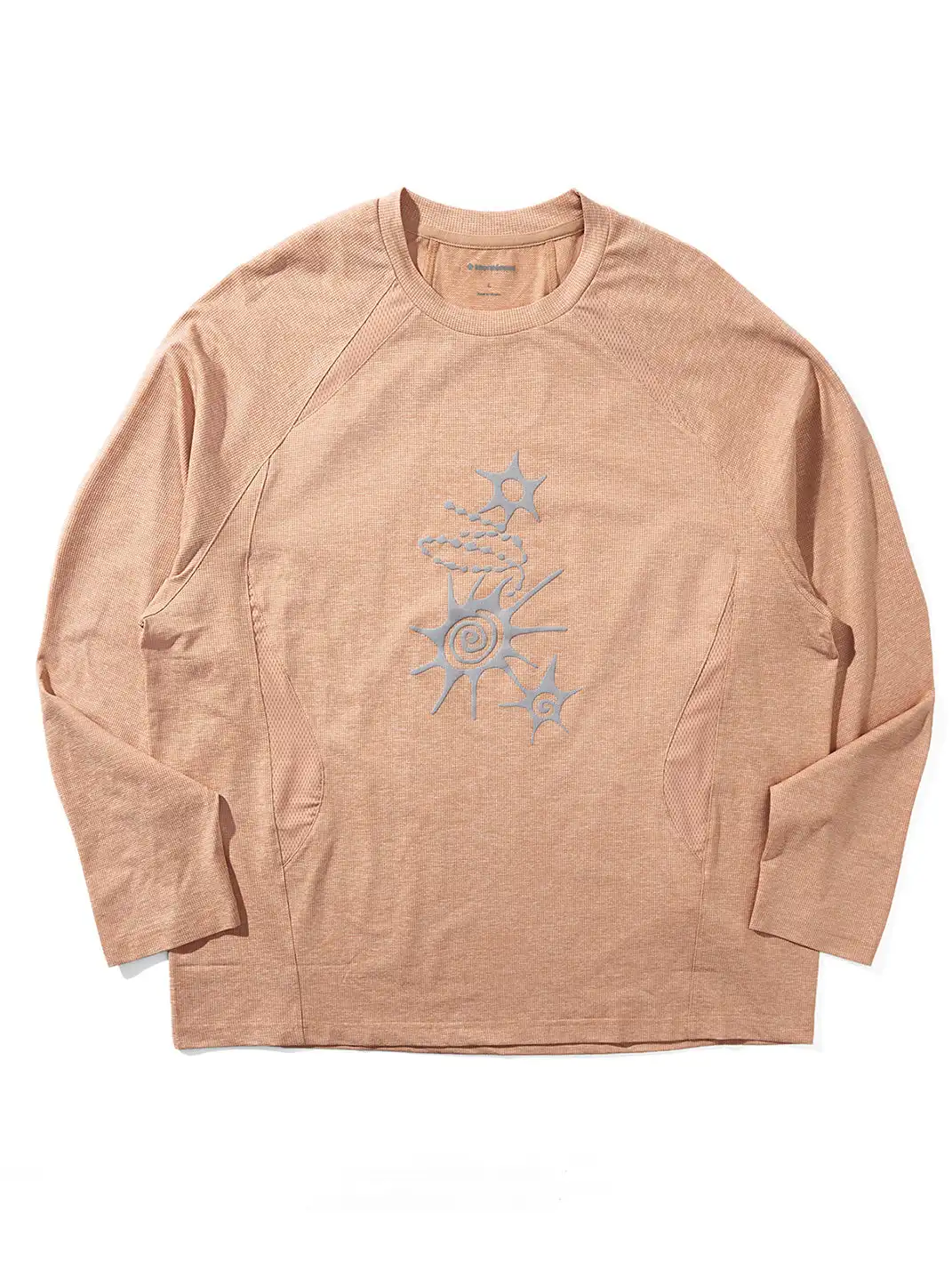 Monterest | Quick-dry Cationic Waffle Printed Long Sleeve T-shirt