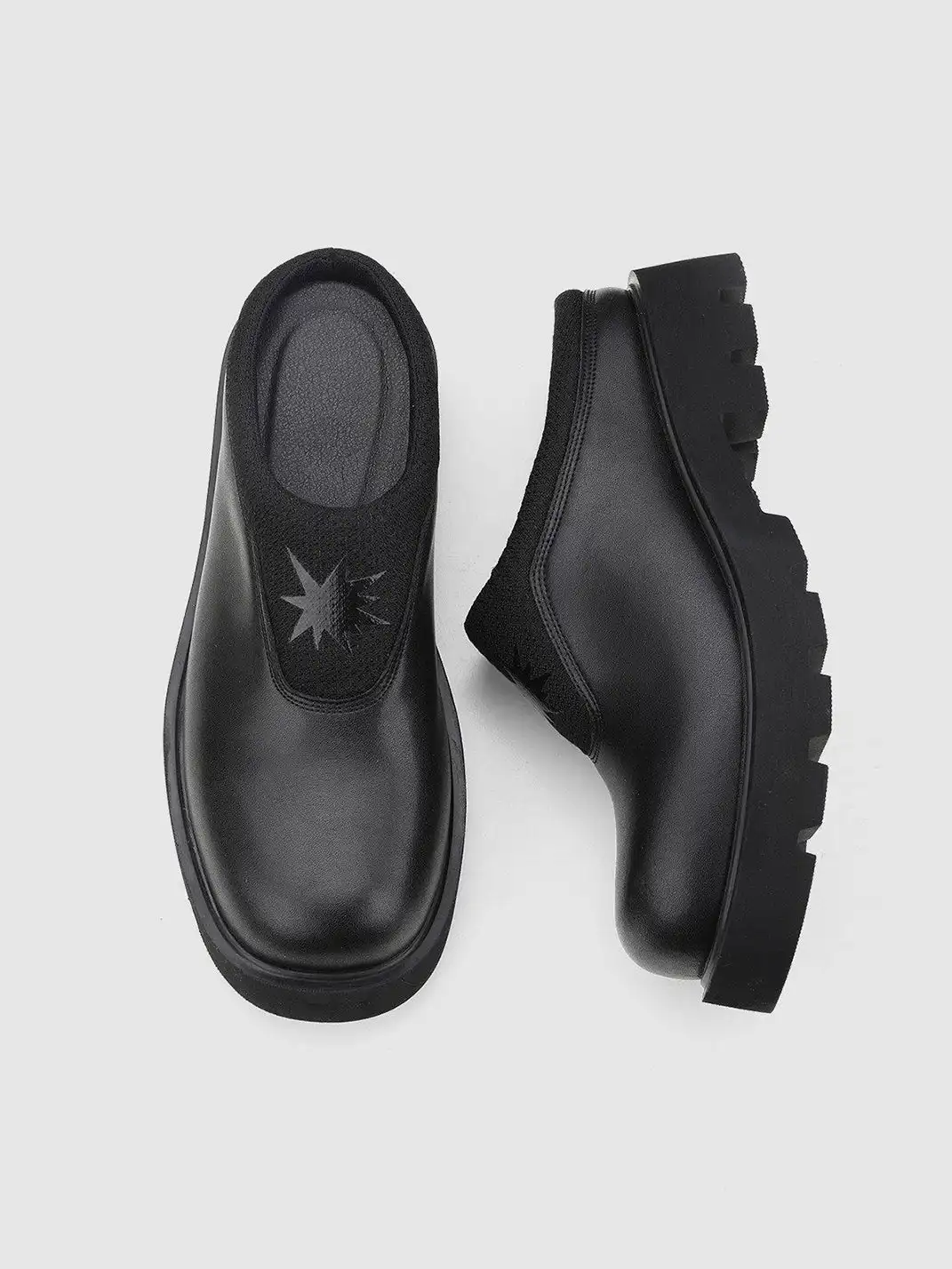 HANQIAORIJI | Derby Toe-Cap Thick Sole Slippers