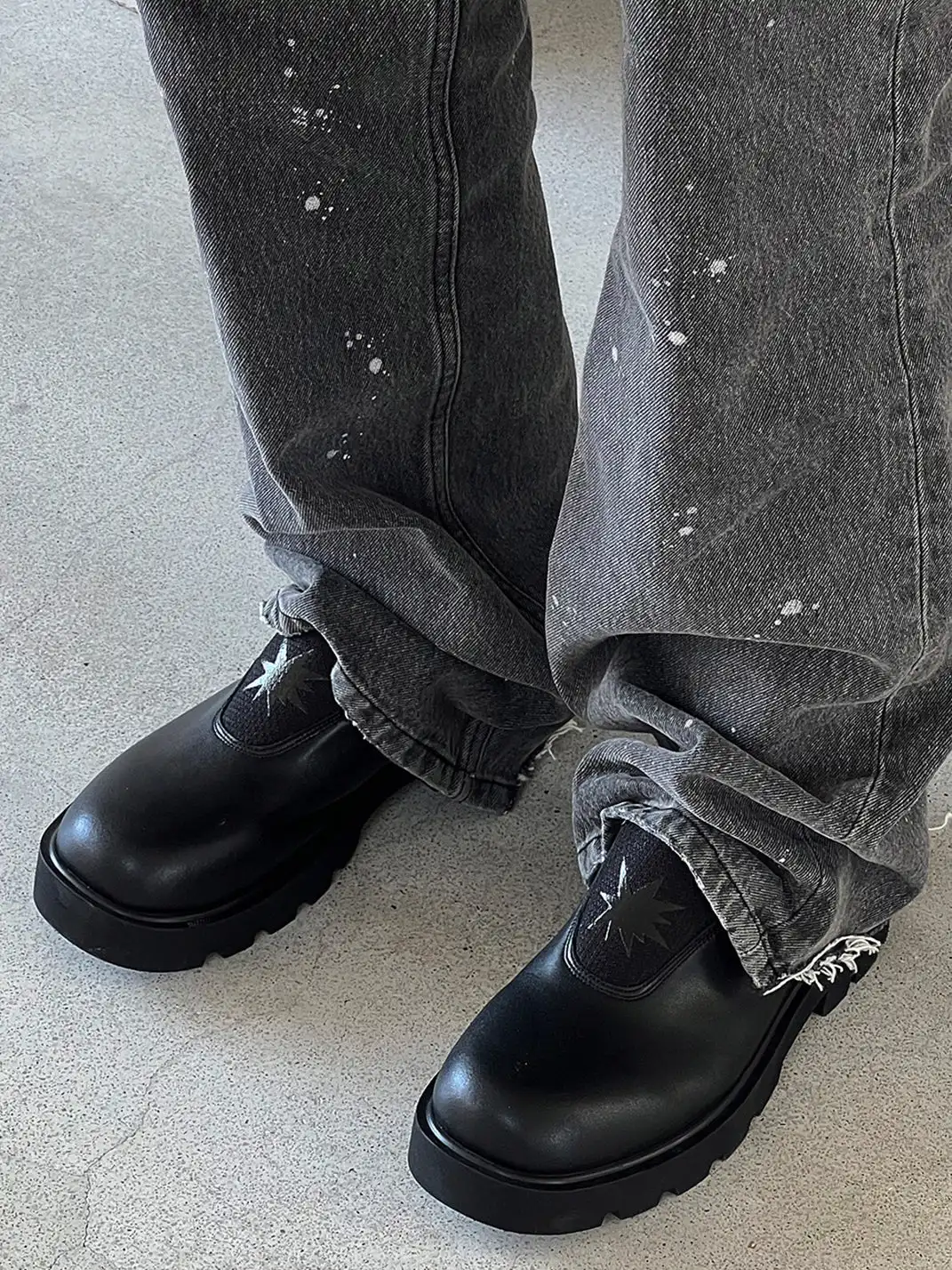 HANQIAORIJI | Derby Toe-Cap Thick Sole Slippers
