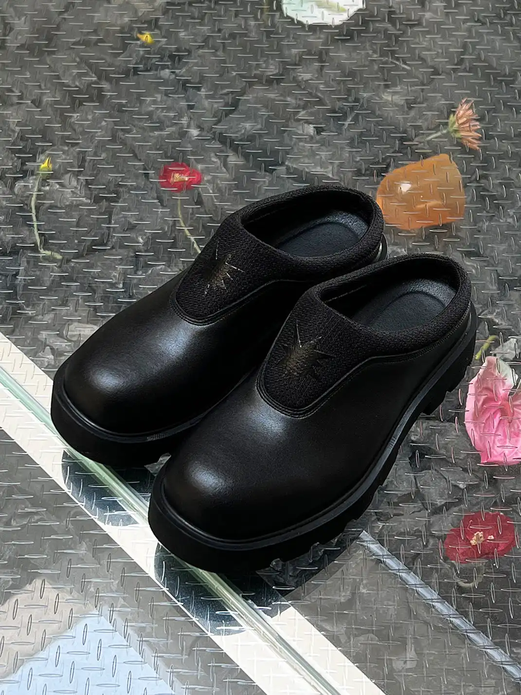 HANQIAORIJI | Derby Toe-Cap Thick Sole Slippers