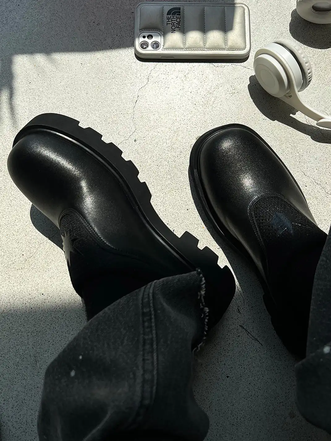 HANQIAORIJI | Derby Toe-Cap Thick Sole Slippers