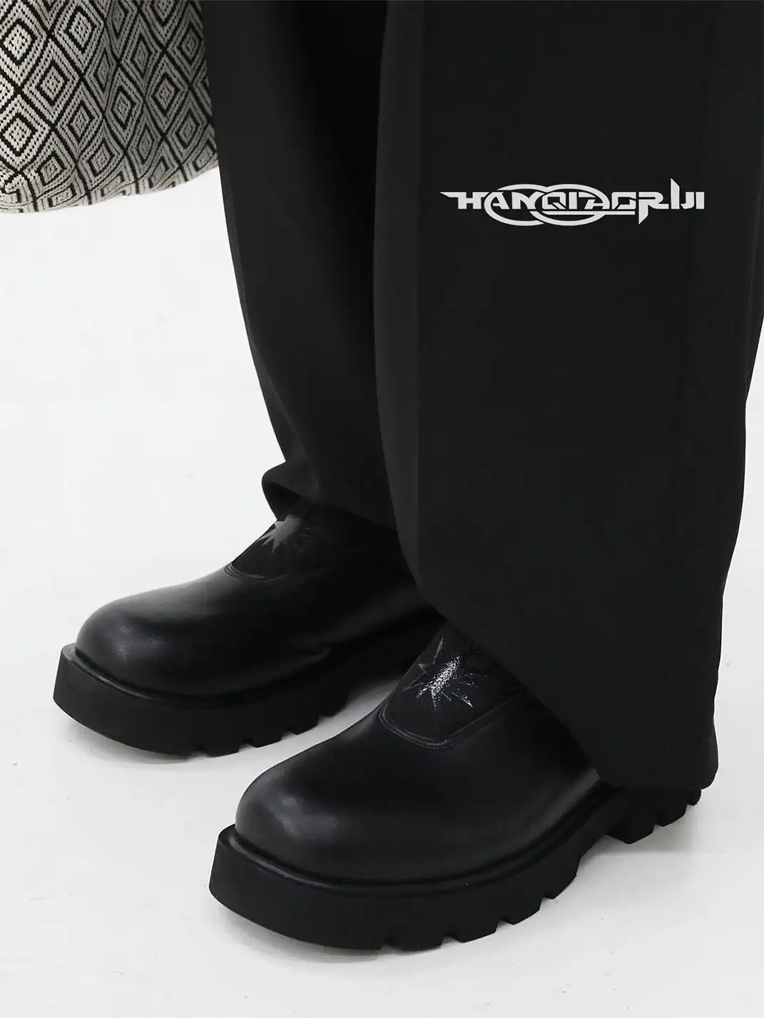 HANQIAORIJI | Derby Toe-Cap Thick Sole Slippers