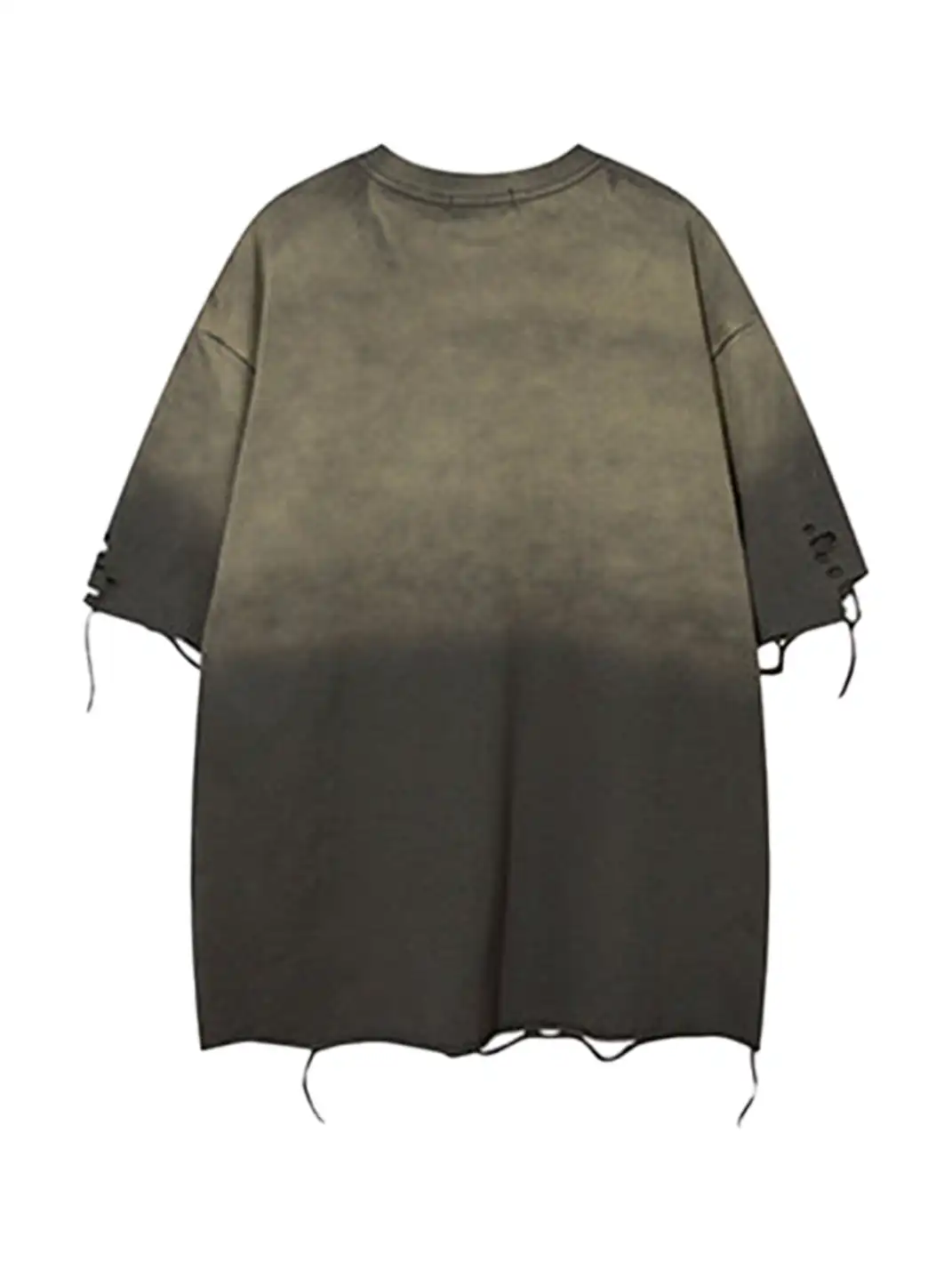 GPSTUDIO | Vintage Gradient Ripped T-shirt
