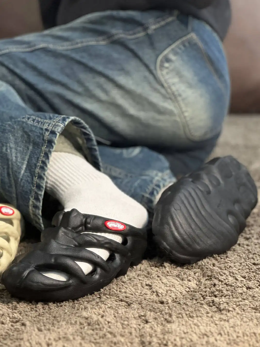 BBIMP | Skeleton Toe-Cap Mule Slippers
