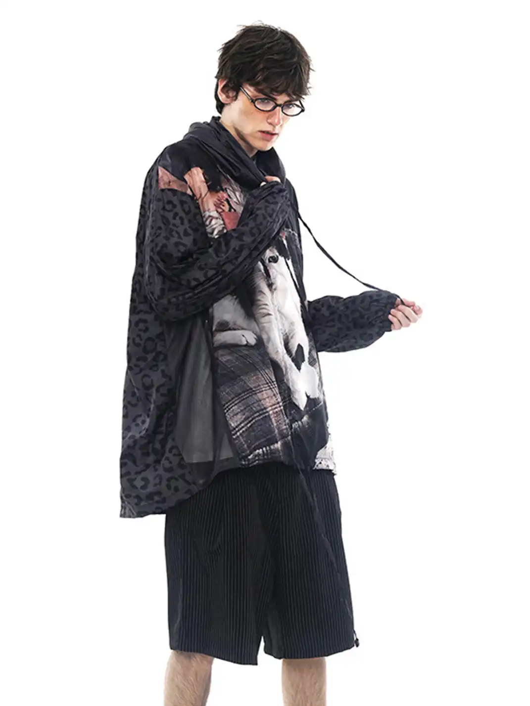 SIN87 | Cat Printed Lightweight Breathable Sun Protection Jacket