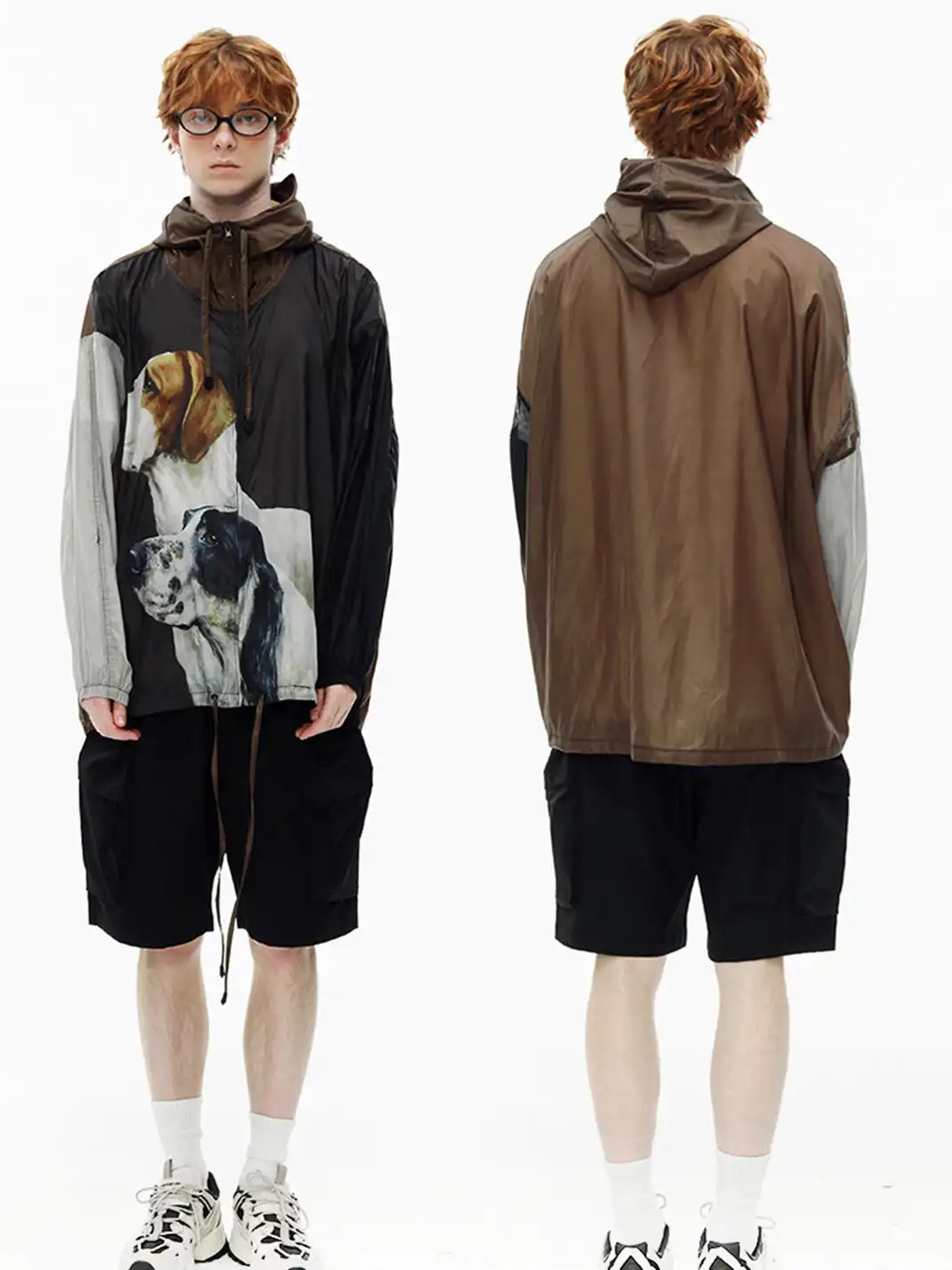 SIN87 | Dog Printed Lightweight Breathable Sun Protection Jacket