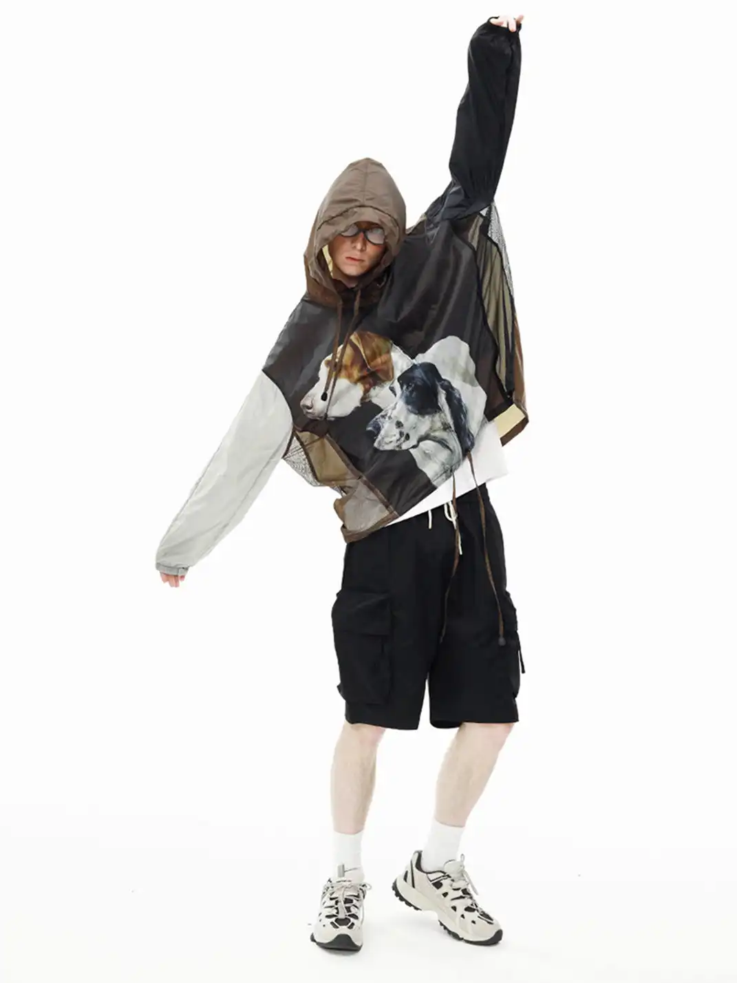 SIN87 | Dog Printed Lightweight Breathable Sun Protection Jacket
