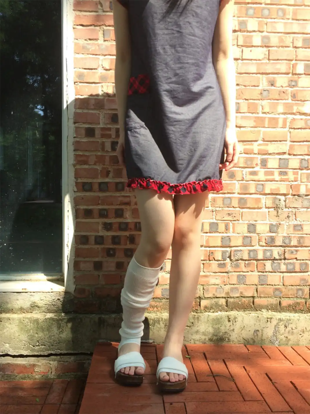 Osw | Bandage Wooden Clog One-Strap Slippers