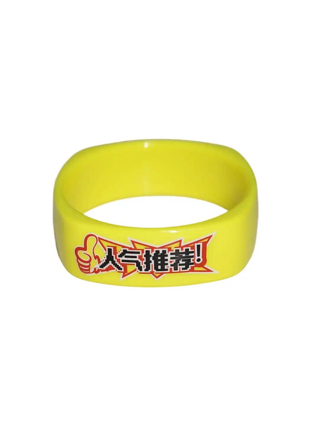 Osw | Resin Polka Dot Pattern Square Bangle